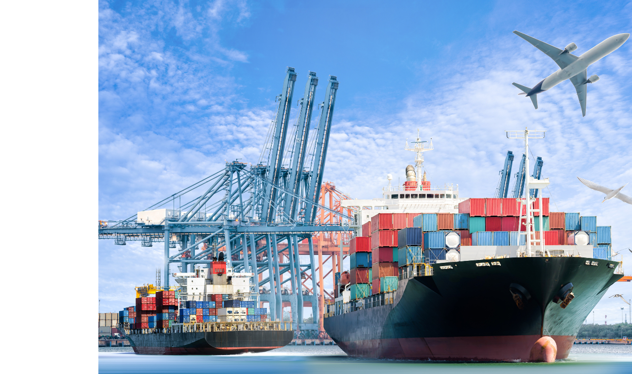 Camions de transport et logistique internationale